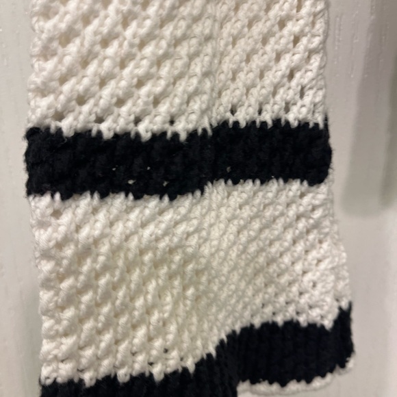 Fate White Knit Top with Black Trim - Picture 4 of 8